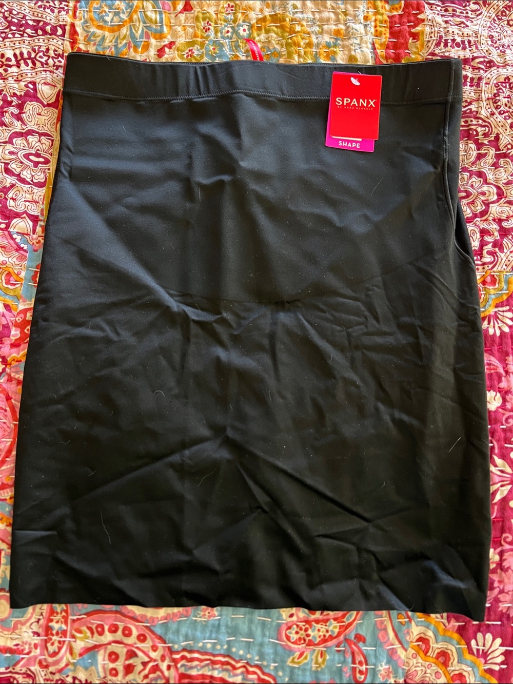SPANX Black Shape Slip Skirt.